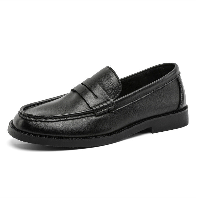 Herre Penny Loafers, Klassisk Snit, Moccasinsøm, Flad Hæl