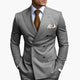 Brandon | Men's Double Breasted Suit Set with Notched Lapel and Trouser