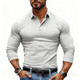 Dexter | Men's Striped Long Sleeve Polo Shirt