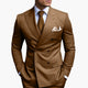 Brandon | Men's Double Breasted Suit Set with Notched Lapel and Trouser