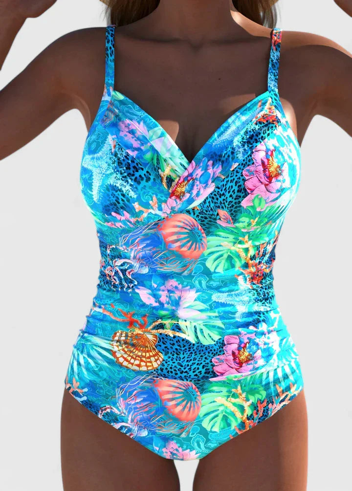 Women's Luxury Printed Beach Swimsuit