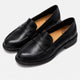 Herren Loafer mit Pennyriemen, runder Zehenpartie und flachem Absatz