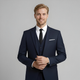 Carson | Men's Three Piece Slim Fit Formal Suit Set