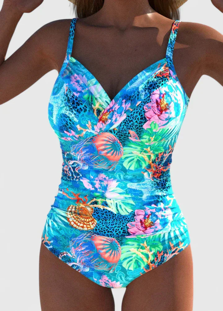 Women's Luxury Printed Beach Swimsuit