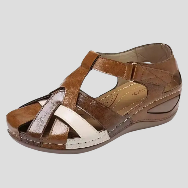 Women's Spring Strappy Low-Wedge Sandals