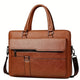 Men's Vintage Briefcase Bag – Distressed Leather Office Messenger – view 8