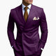 Brandon | Men's Double Breasted Suit Set with Notched Lapel and Trouser