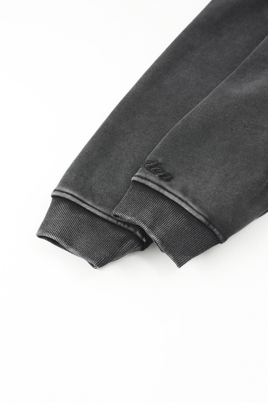 Herren Hoodie mit Reißverschluss und Kapuze in Schwarz