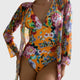 Women's Floral Print Summer Swimsuit Set
