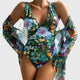 Women's Floral Print Summer Swimsuit Set