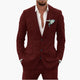 Eric | Men's Linen Two Piece Suit Set with Button Blazer and Pants