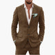 Eric | Men's Linen Two Piece Suit Set with Button Blazer and Pants