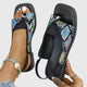 Womens Contrast Strap Flat Sandals