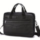 Men's Leather Laptop Briefcase – Vintage Office Messenger Bag – view 6