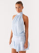 Barret | Elegant Halter Neck Mini Dress