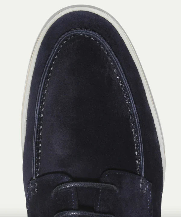 Herreloafers med snørebånd og rund tå