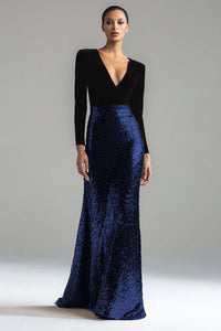 Nero e blu navy scuro