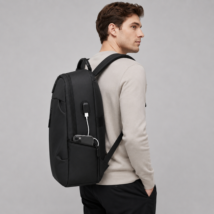 Men's Minimalist Backpack – Slim Laptop Daypack for Work and Commute – view 5
