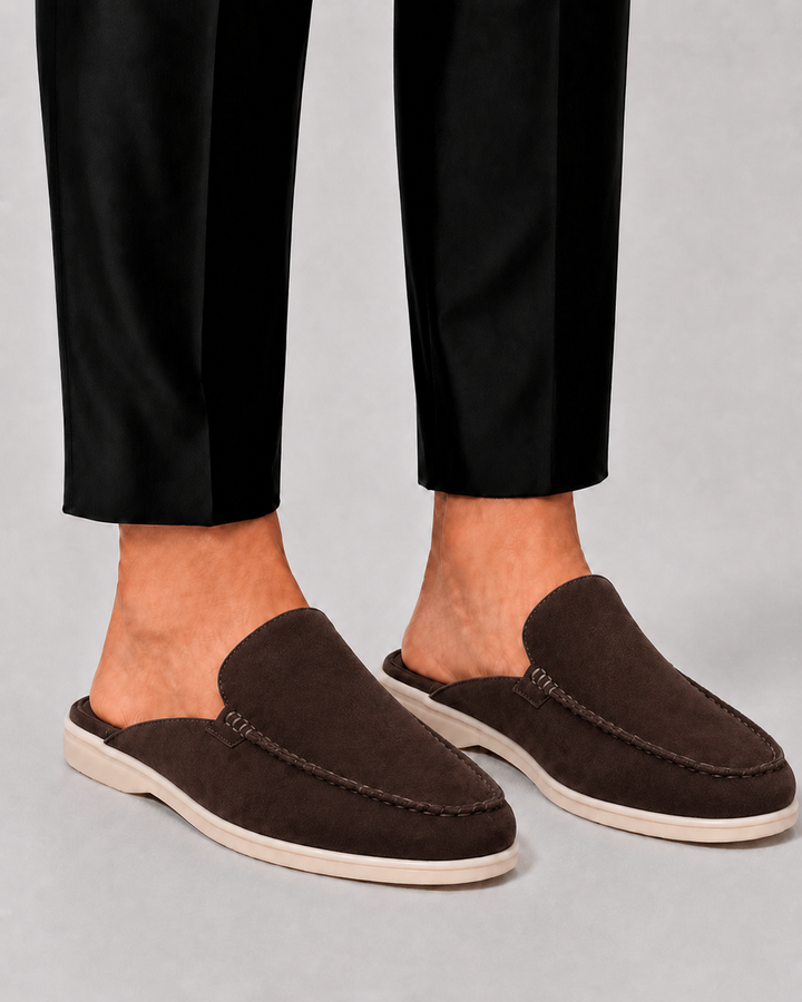 Men's Open-Heel Loafer Mules – Backless Slip-On Smart Casual – view 6