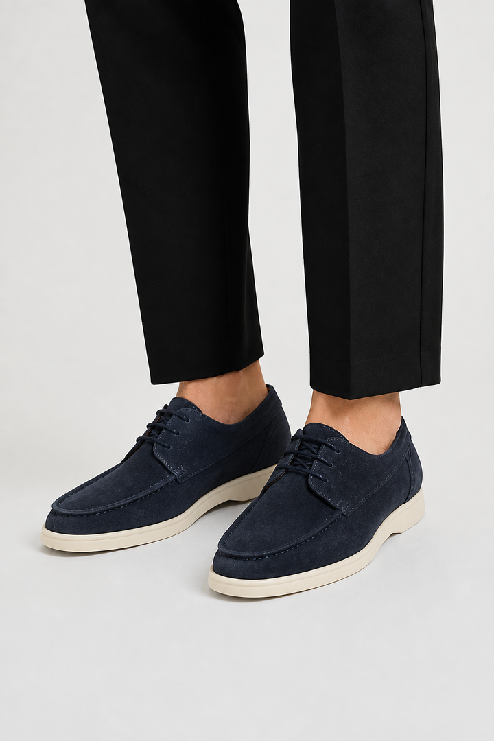 Men's Classic Penny Loafers – Polished Leather Office Shoes