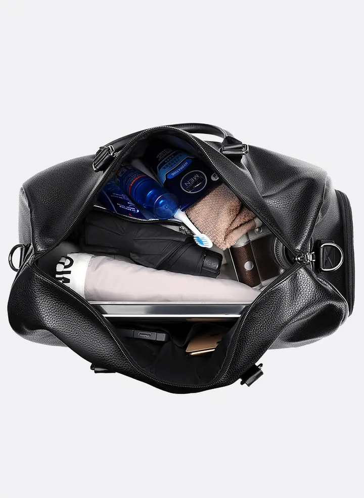 Men's All-in-One Gym & Travel Duffel Bag – Wet-Dry Compartment Holdall – view 3