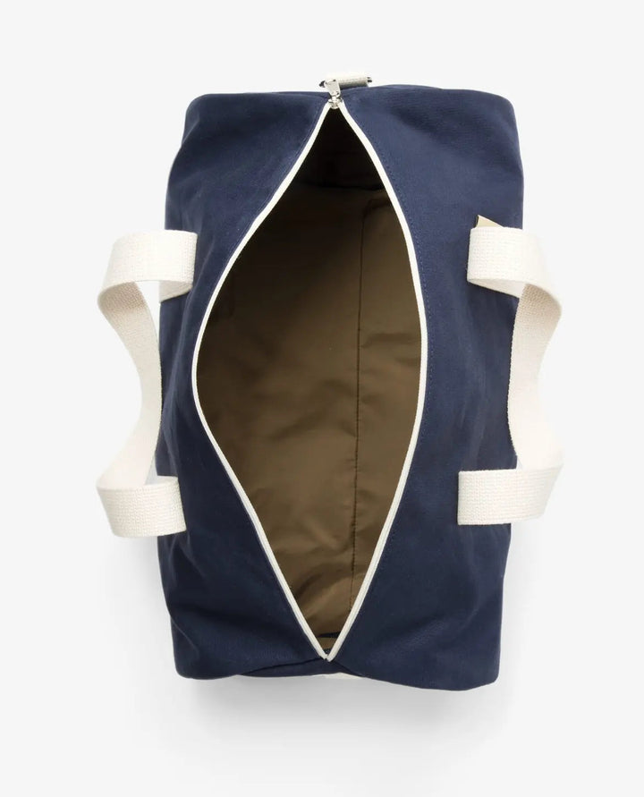 Men's Canvas Barrel Bag – Vintage Holdall Weekender Travel Bag – view 4