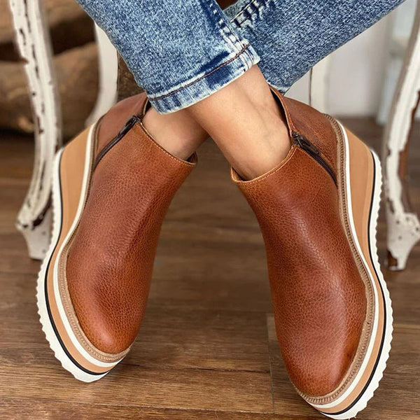 Everyday Comfort Wedge Heel Ankle Women's Shoes