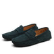 Herreloafers med mokkasinsnit og pennyrem