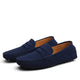 Herreloafers med mokkasinsnit og pennyrem
