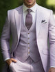 Bradley | Men's Tailored Three Piece Suit with Blazer, Vest and Slim Fit Trouser
