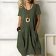 Elegant Belly Cover Dress