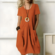 Elegant Belly Cover Dress