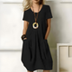 Elegant Belly Cover Dress
