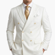Brandon | Men's Double Breasted Suit Set with Notched Lapel and Trouser