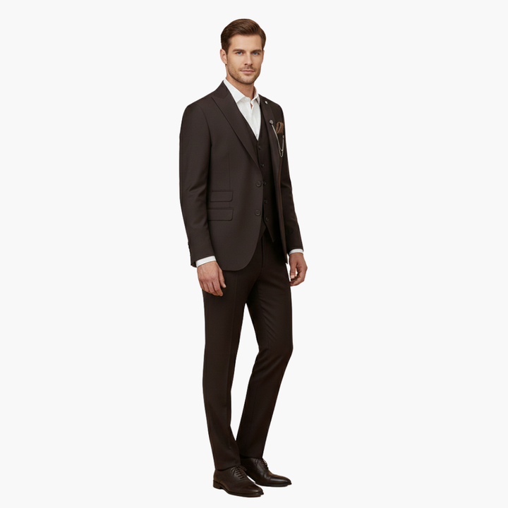 Caleb | Men's Slim Fit Three Piece Formal Suit