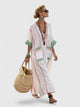 Womens V Neck Loose Maxi Dress