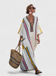 Womens V Neck Loose Maxi Dress