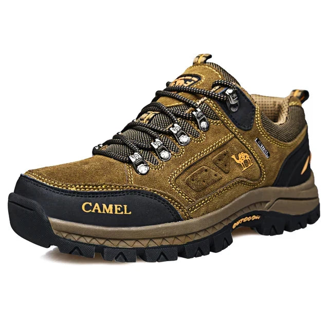 Unisex Wanderstiefel mit Schnürung und kräftiger Sohle