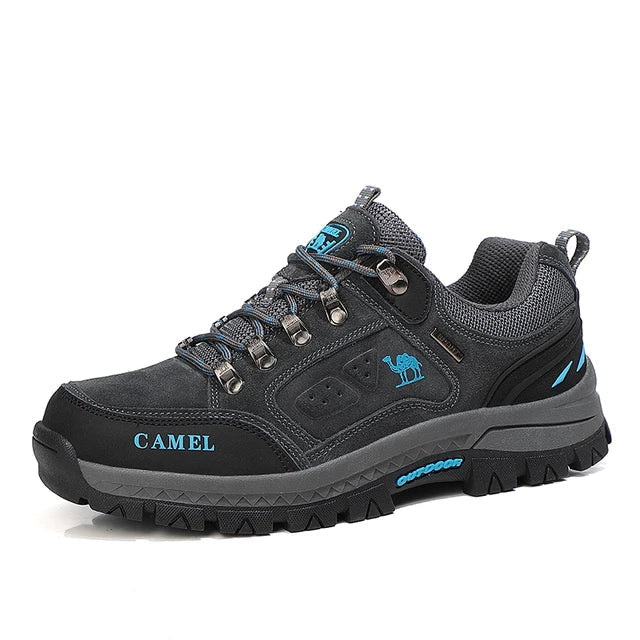 Unisex Wanderstiefel mit Schnürung und kräftiger Sohle