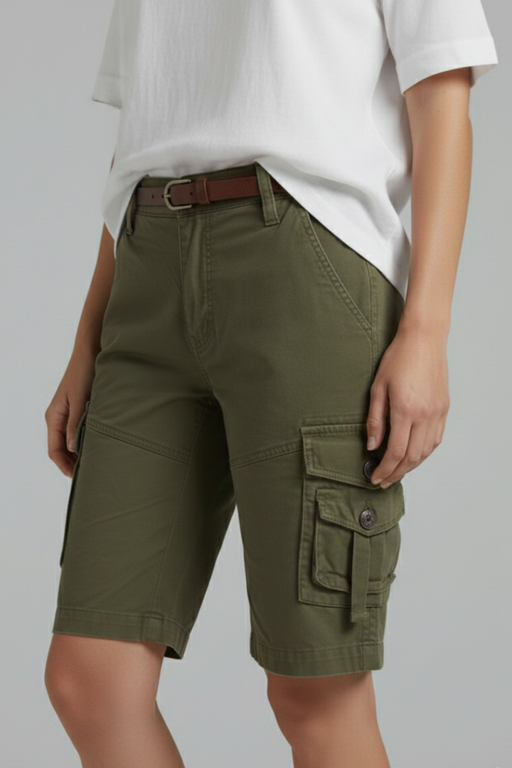 Women's Utility Pocket Cargo Shorts