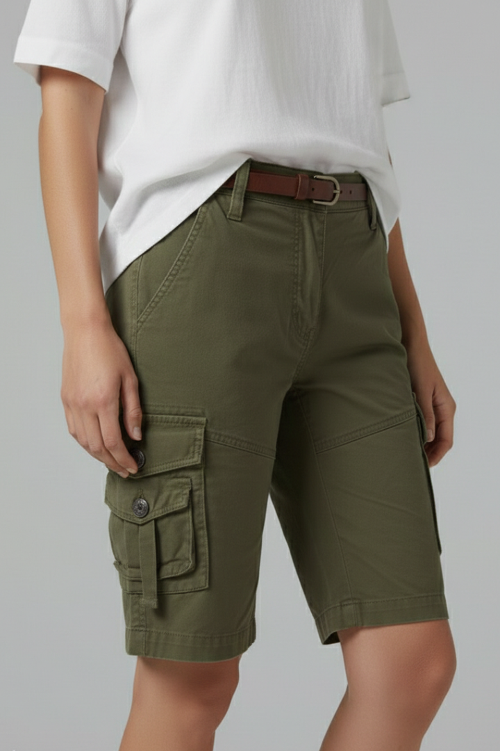 Women's Utility Pocket Cargo Shorts