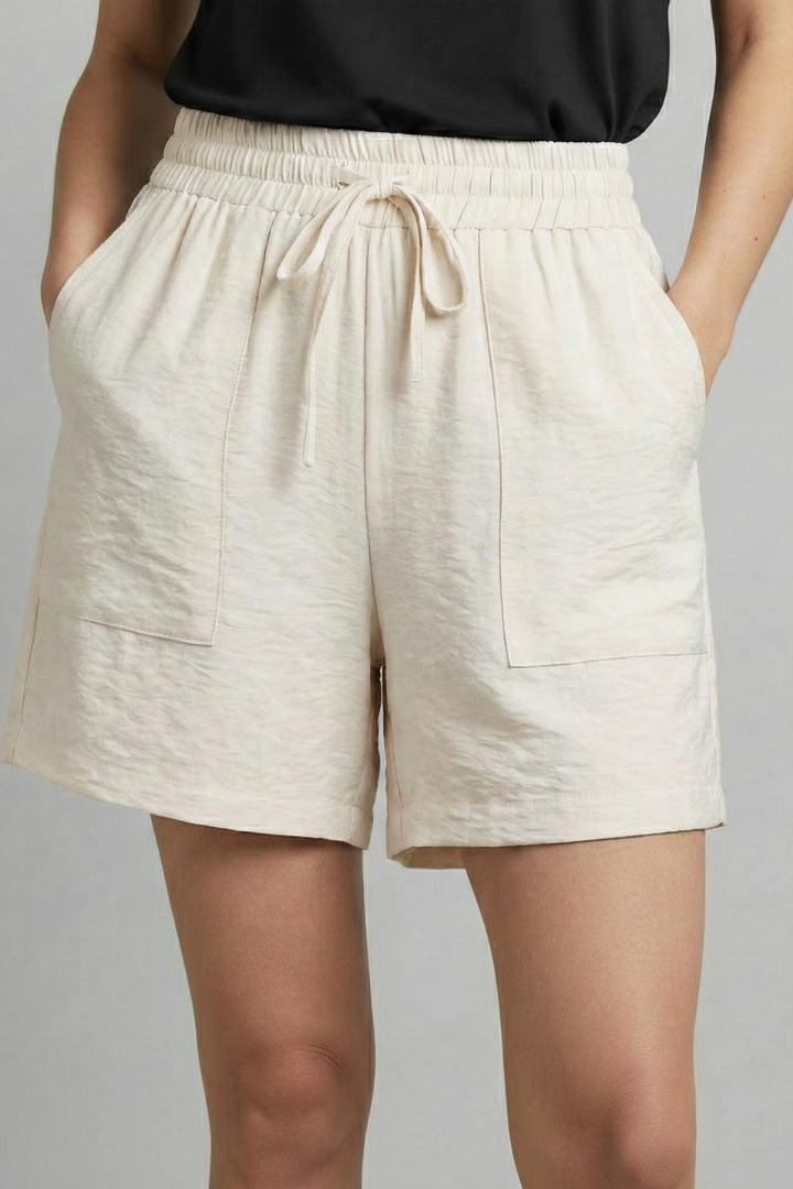 Women's Elastic Waist Casual Drawstring Shorts