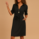 Women's Spring Belted Shirt Dress