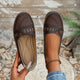 Women's Perforated Comfort Slip On Loafers