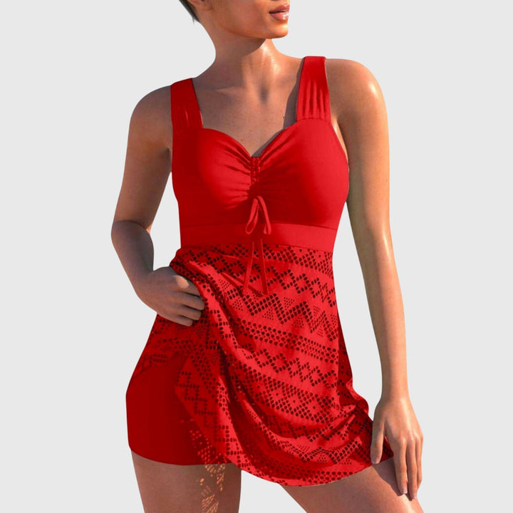Women's Modest Two-Piece Swimsuit Skirt Set