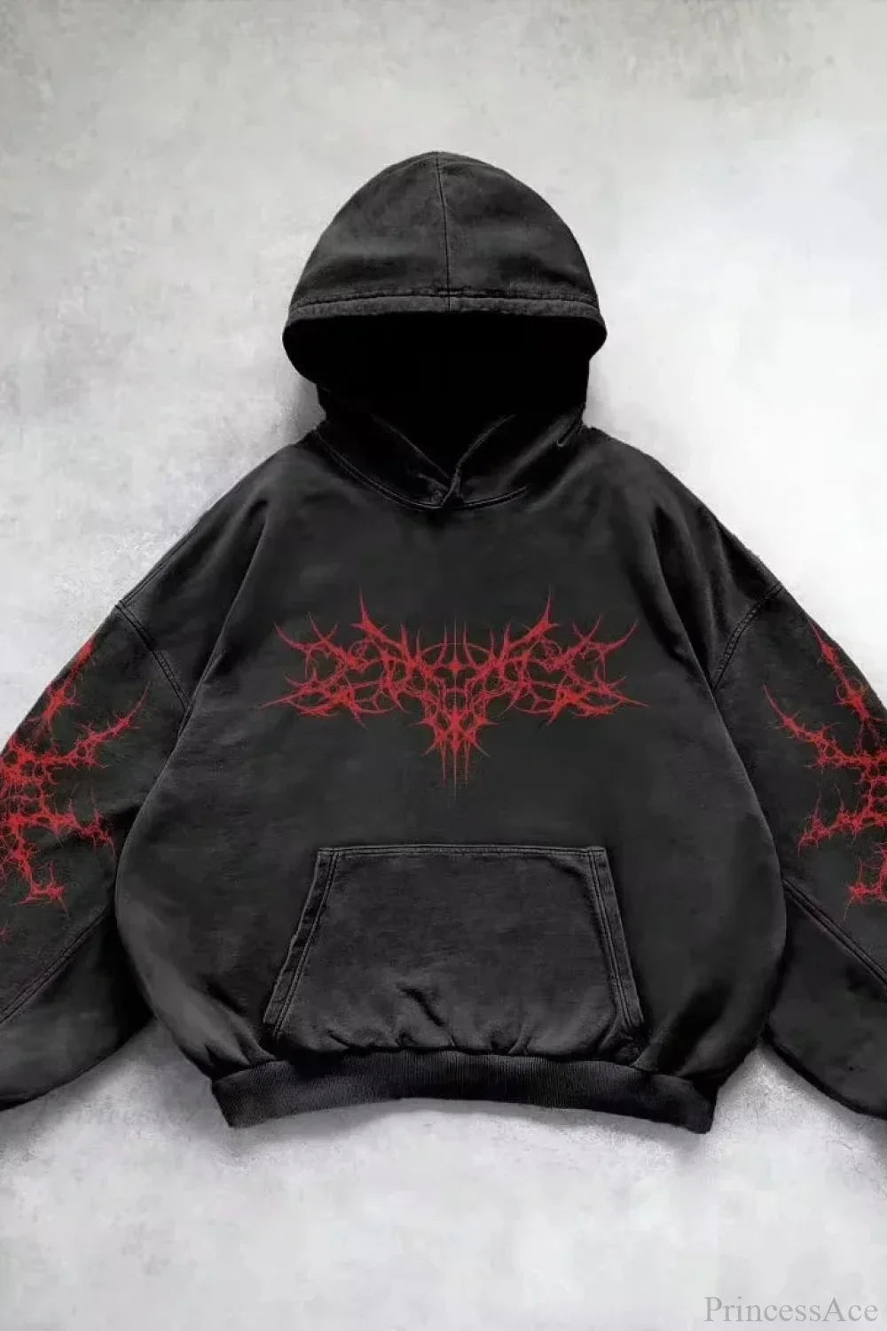 Unisex Hoodie mit Reißverschluss und grafischem Motiv