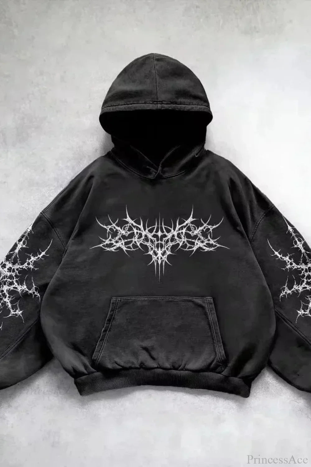 Unisex Hoodie mit Reißverschluss und grafischem Motiv