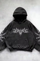 Unisex Hoodie mit Reißverschluss und grafischem Motiv