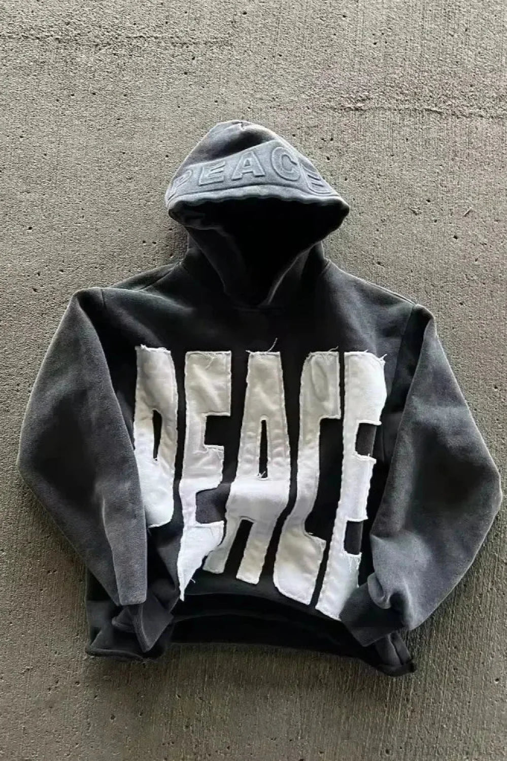 Unisex Hoodie mit Reißverschluss und grafischem Motiv