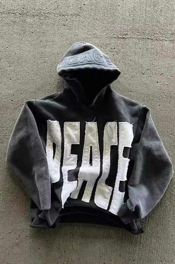 Unisex Hoodie mit Reißverschluss und grafischem Motiv